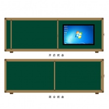 推拉黑板